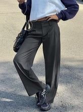 Two Lovers Low Rise Pants Slate